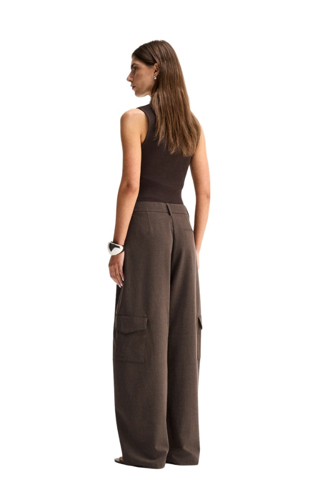Lindsay Knit Top - Chocolate