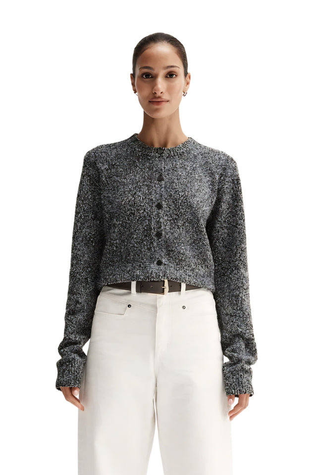 Marnie Knit Cardigan - Black Mix