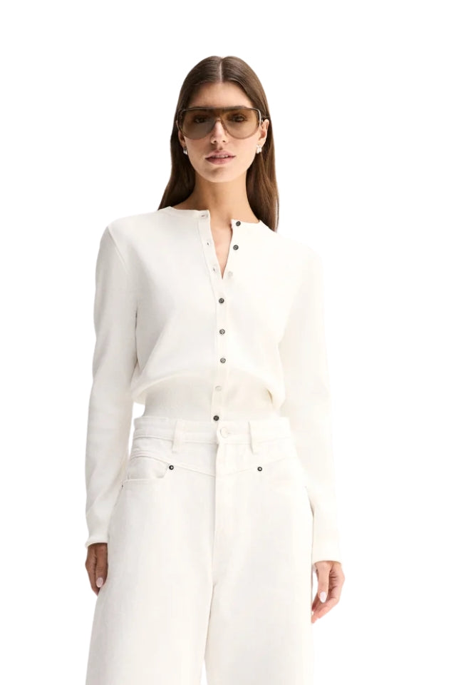 Penny Knit Cardigan - White