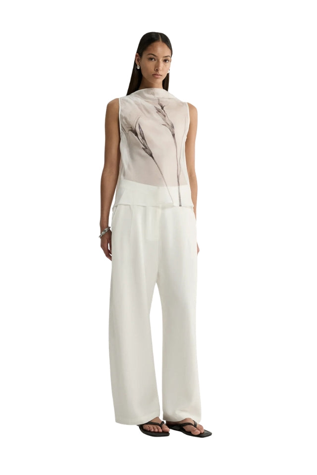 Vesper Top - White Floral