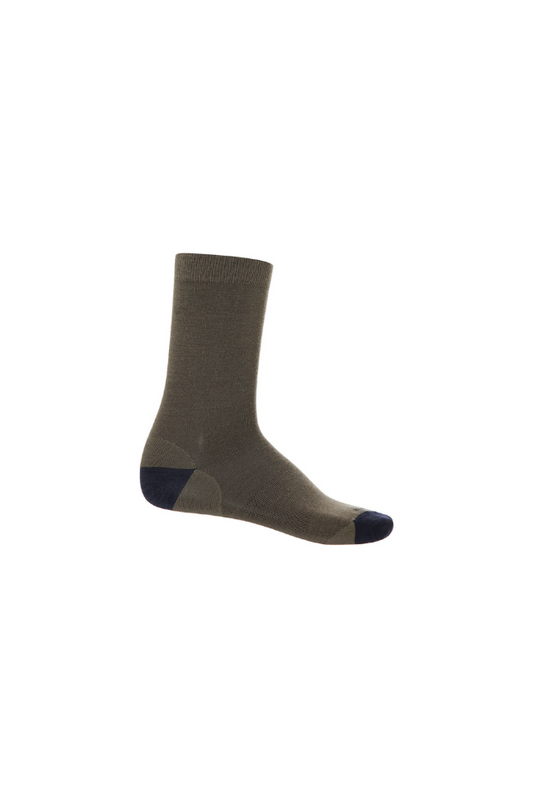 Mens Lifestyle Fine Gauge Crew Sock