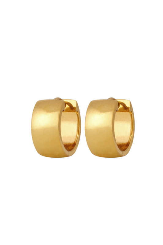 Nyla Hoops - Gold Vermeil