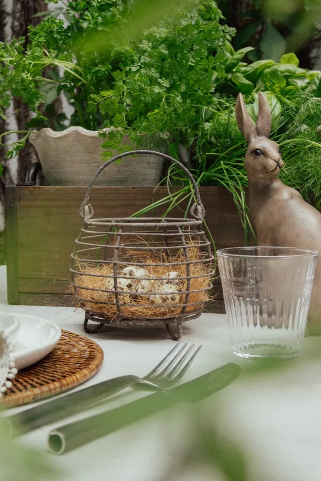 Wire Round Egg Basket
