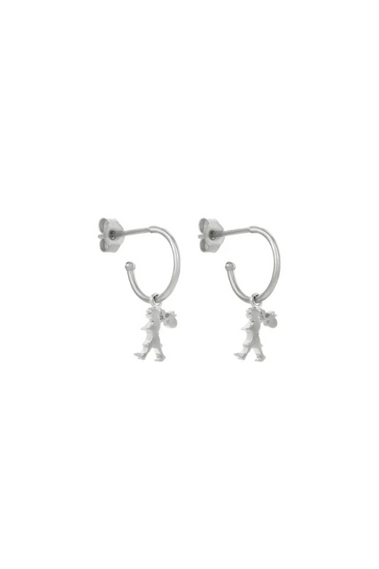 Runaway Girl Hoop Earrings