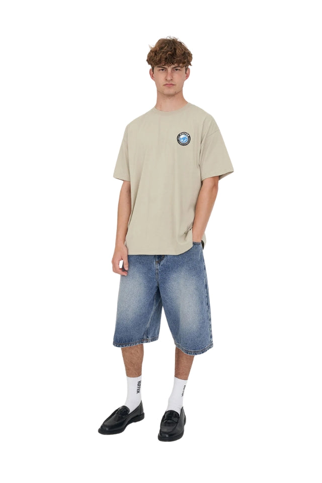Block Tee 220/Intl. - Moonrock