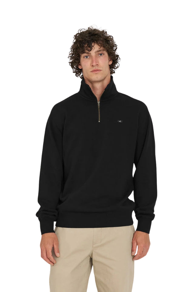 Classic 1/4 Zip Jersey 3Ball - Black