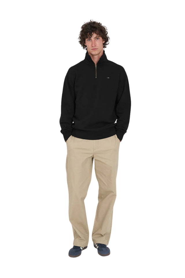 Classic 1/4 Zip Jersey 3Ball - Black