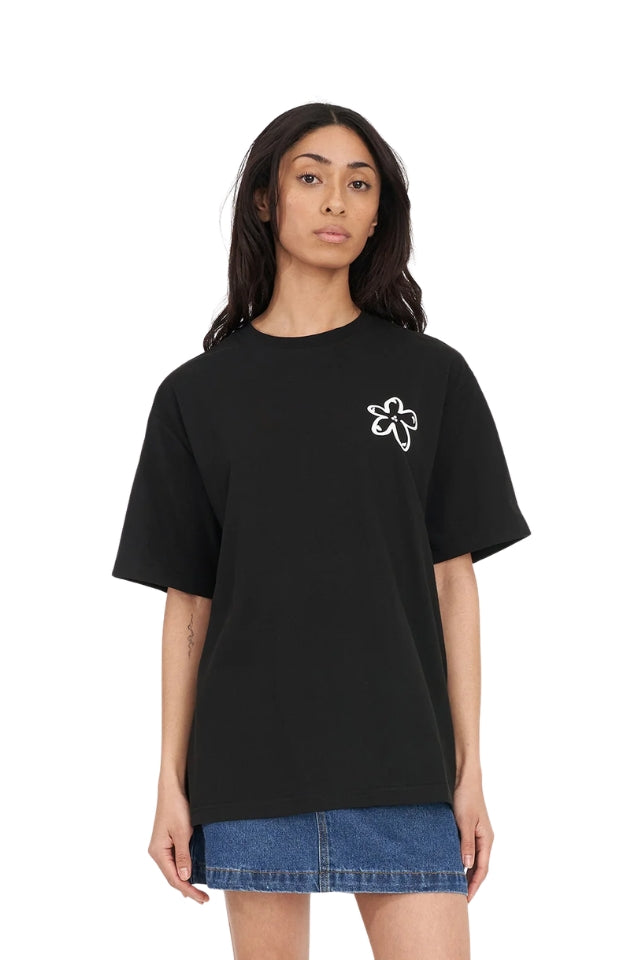 Relax Tee 220/Daisy - Black
