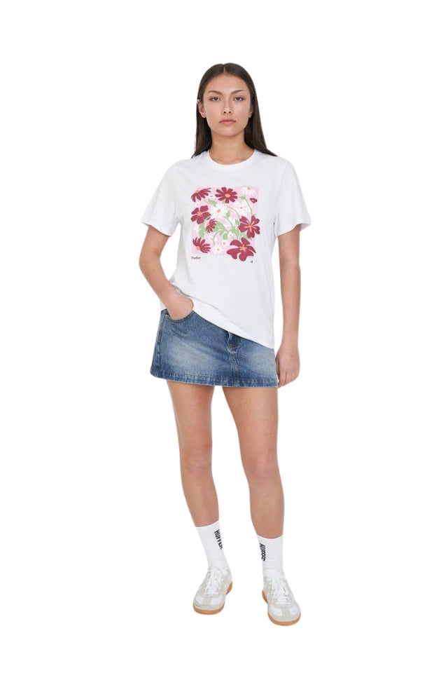 Relax Tee 220/Flower Market - White