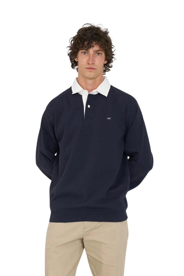 Rugby Fleece Jersey/3Ball - Navy