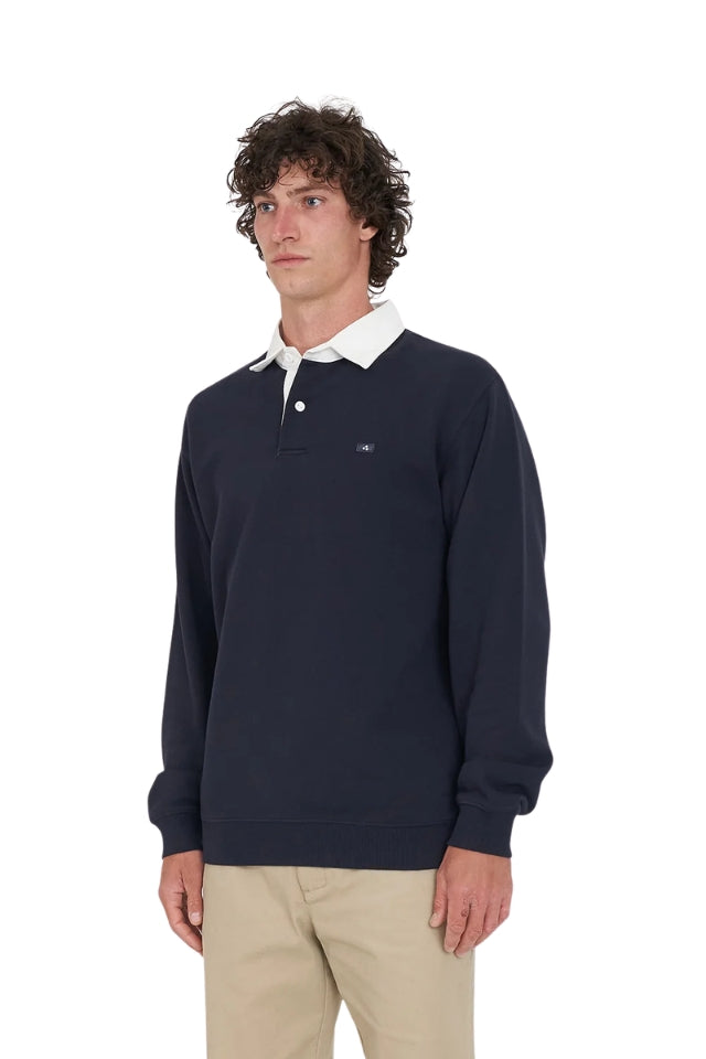 Rugby Fleece Jersey/3Ball - Navy