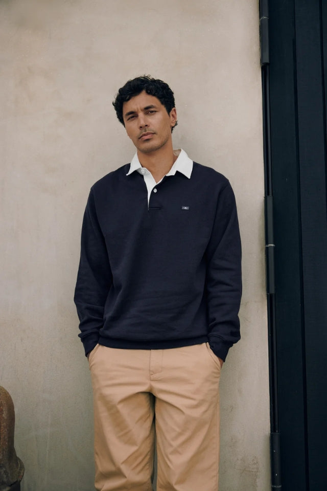 Rugby Fleece Jersey/3Ball - Navy