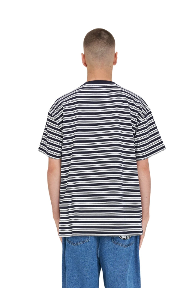 Stripe Block Tee - Navy Chalk