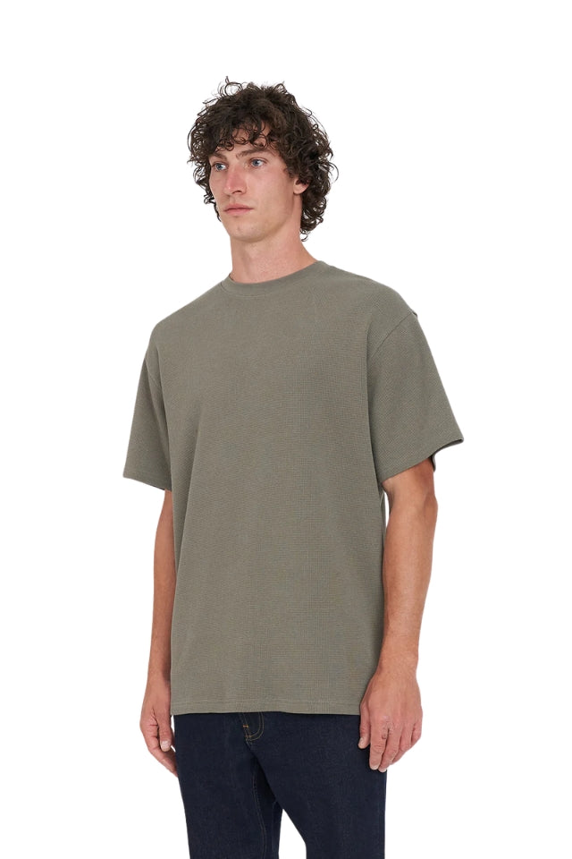 Waffle Sup Tee - Khaki