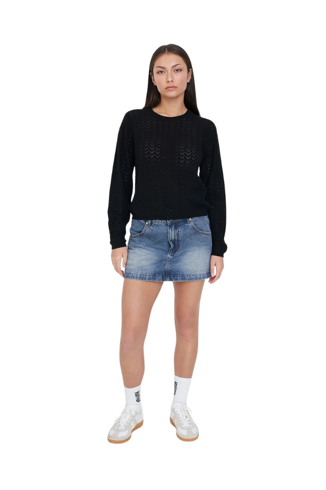 Ziggy Cruise LS Top - Black