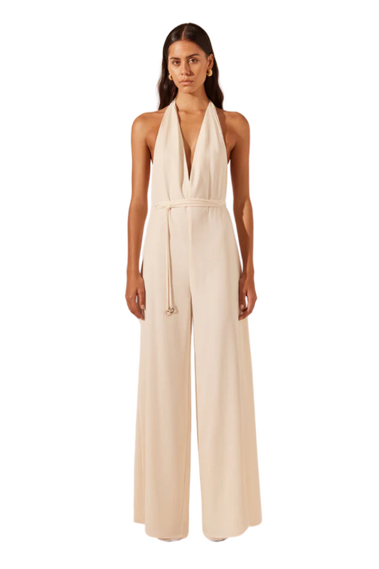 Iliad Halter Neck Open Back Jumpsuit