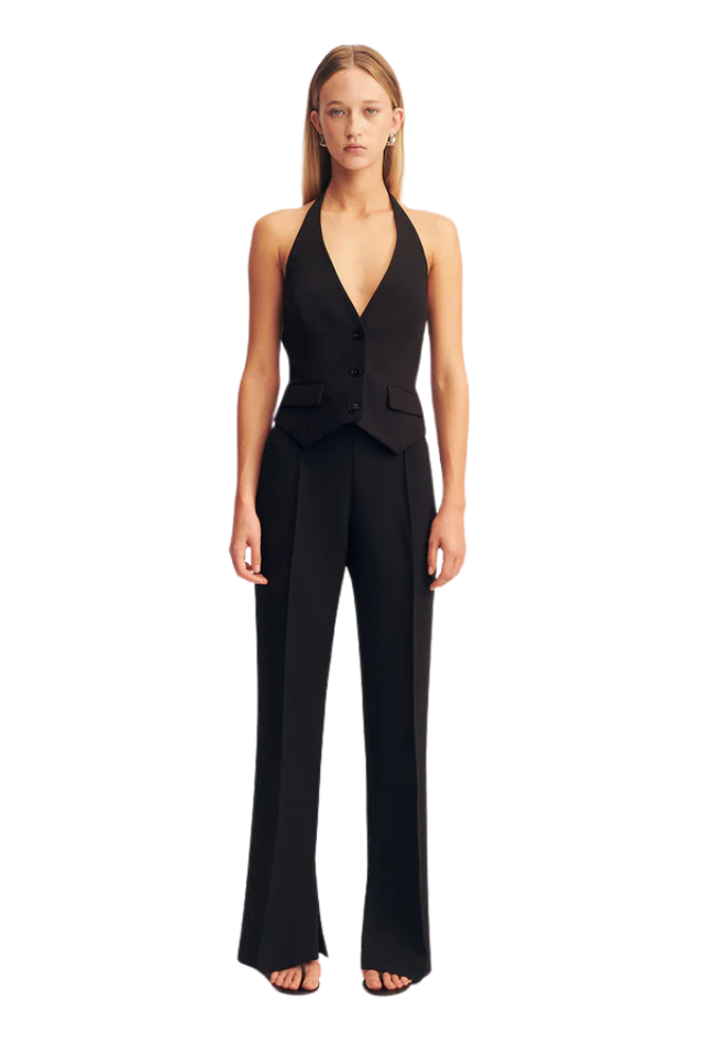 Irena Pintuck Straight Leg Pant
