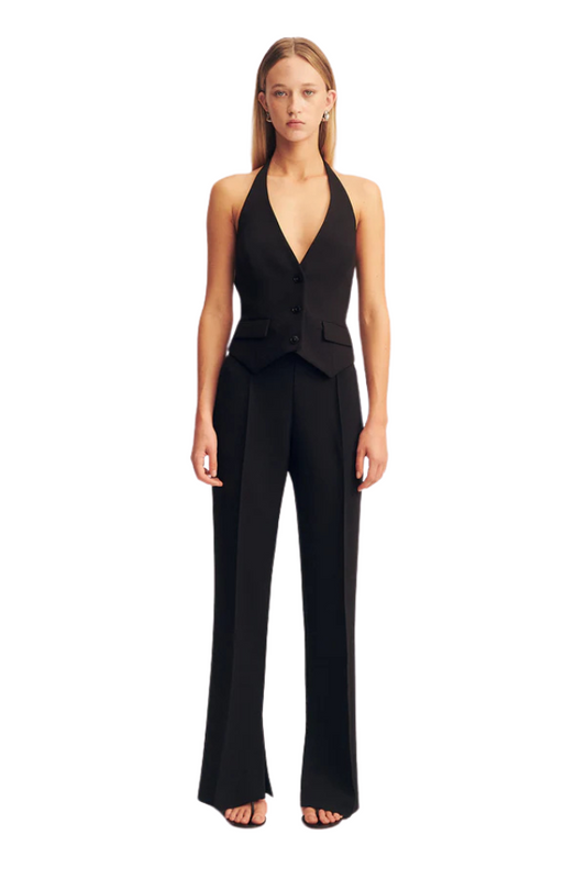 Irena Pintuck Straight Leg Pant