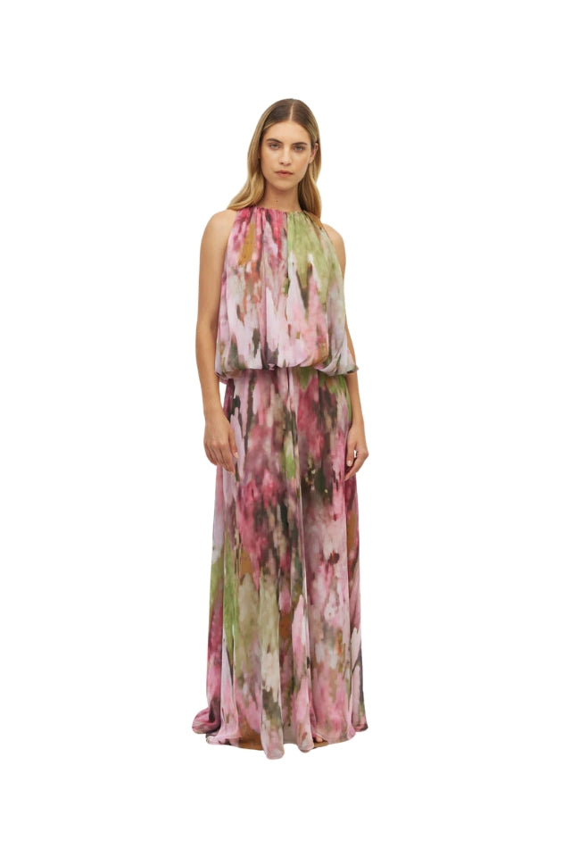 Aria Dress - Rose Ripple