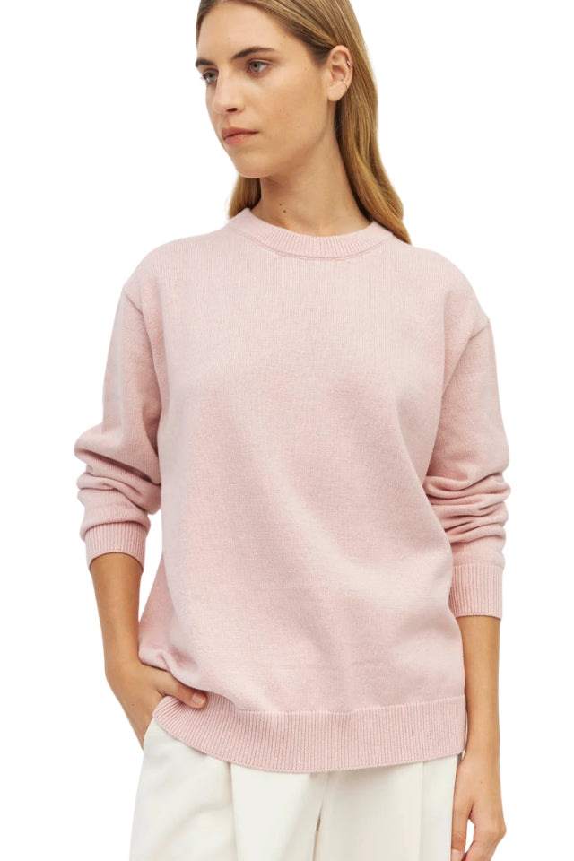 Cotton Sweatshirt - Ballet Pink