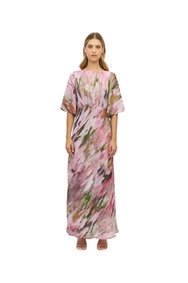 Dahlia Dress - Rose Ripple