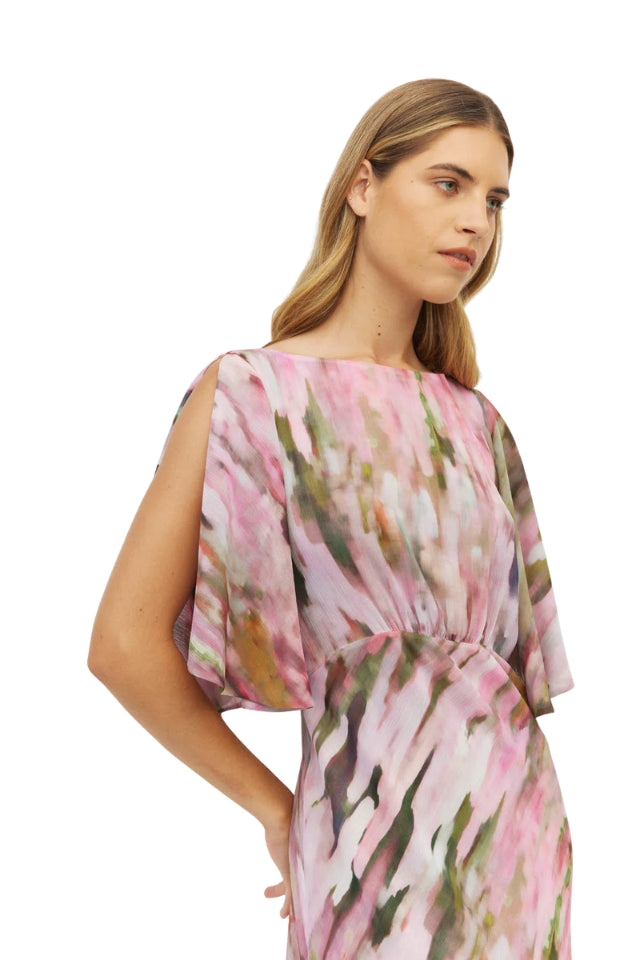 Dahlia Dress - Rose Ripple