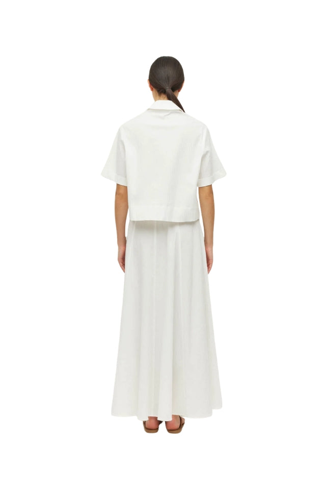Everly Shirt - White Linear