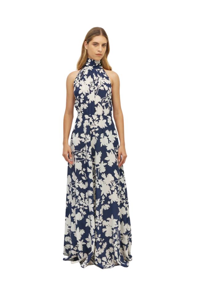 Hana Dress - Shaddow Floral Silk
