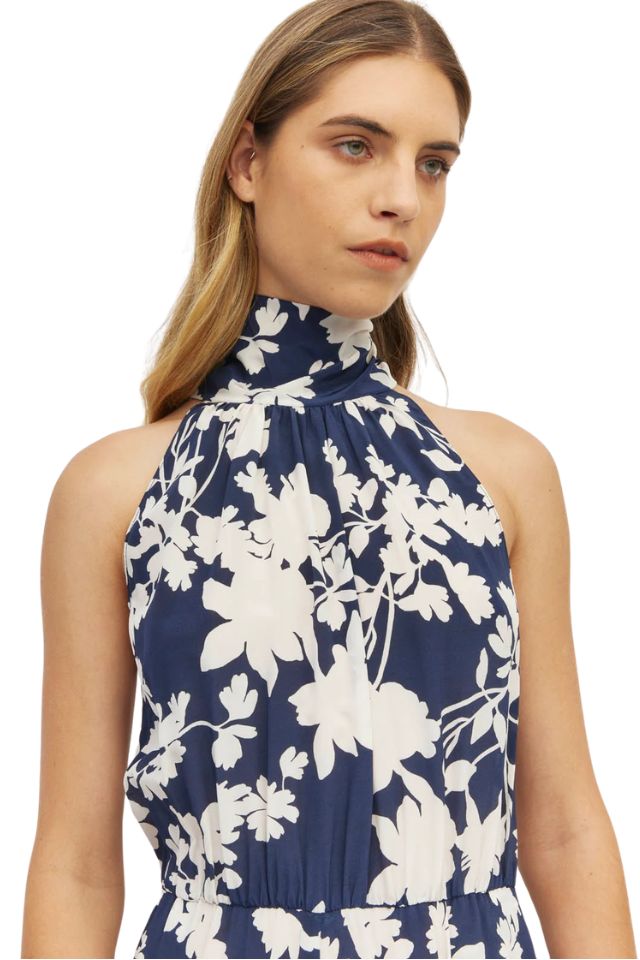 Hana Dress - Shaddow Floral Silk