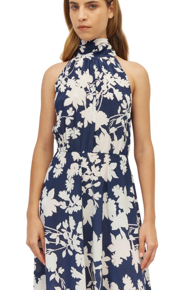 Hana Dress - Shaddow Floral Silk