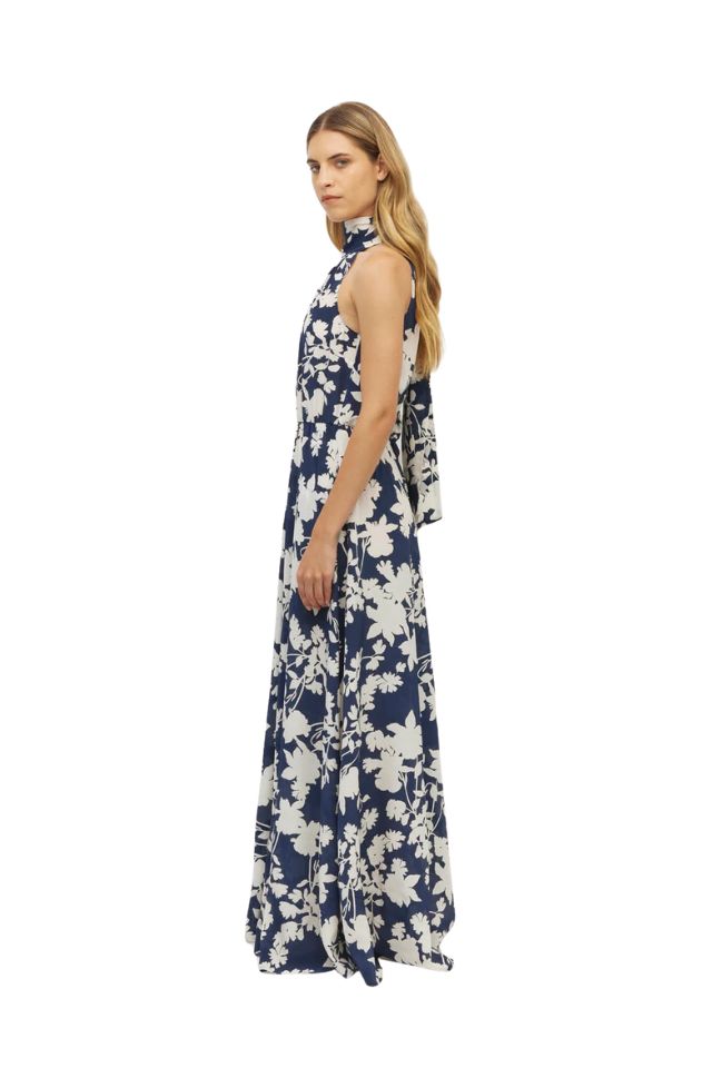 Hana Dress - Shaddow Floral Silk