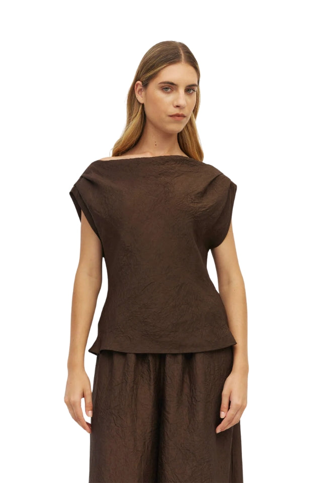 Monaco Top - Chocolate Crush