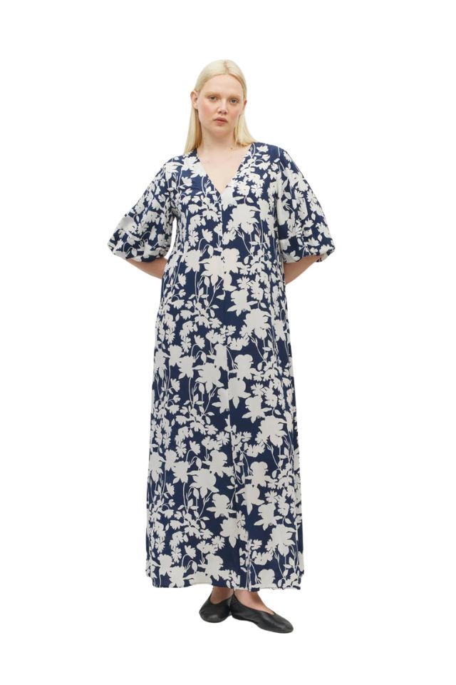 Piper Dress - Shadow Floral Silk