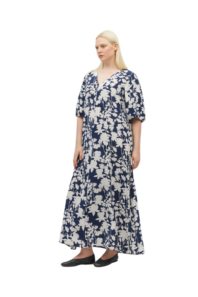 Piper Dress - Shadow Floral Silk