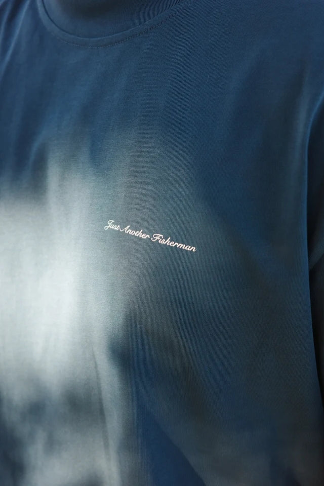 Script Heavy Shore Tee - Navy