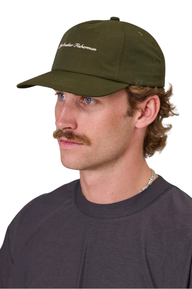 Script Ledger Cap - Olive