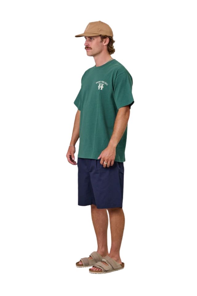 Smoke Fish Deli Sea Tee - Dusk Pine