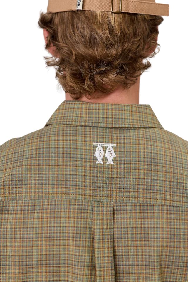 Smoke Fish Deli Ss Shirt - Green Check