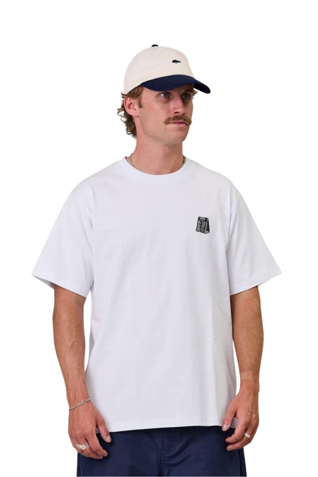 Tipping The Scales Sea Tee - White