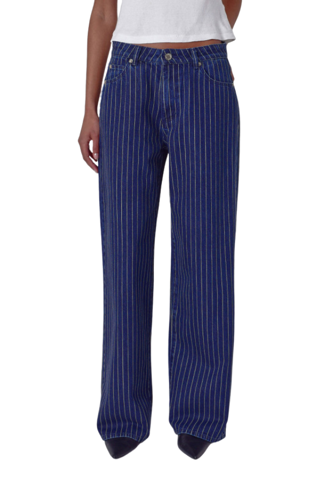 Kate Baggy Indigo Stripe