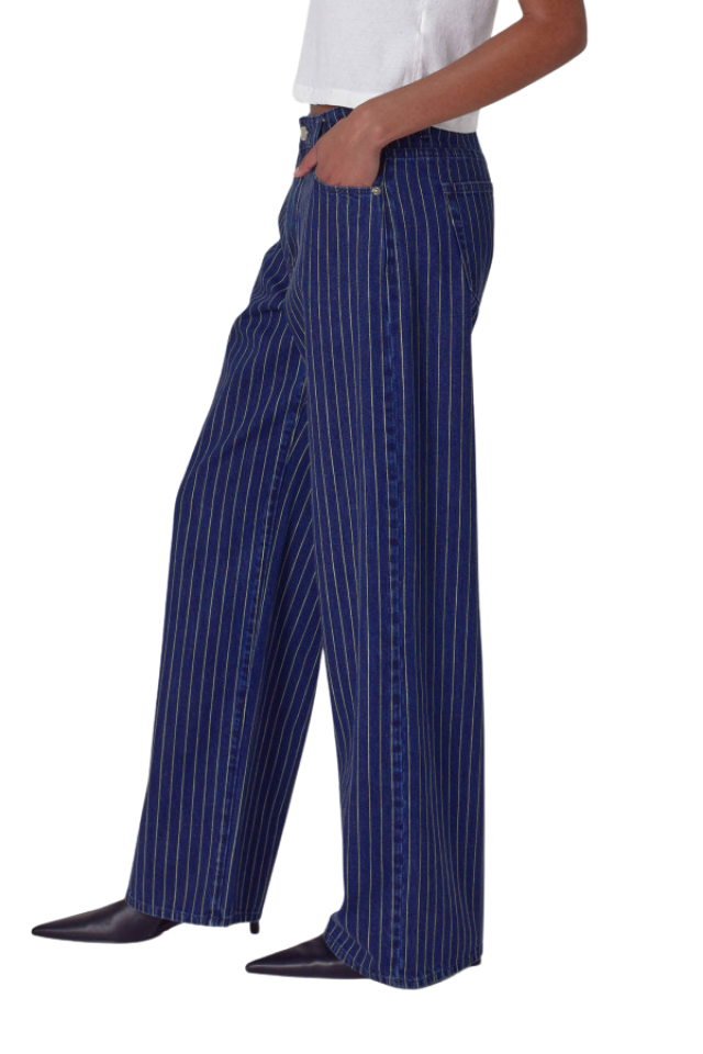 Kate Baggy Indigo Stripe