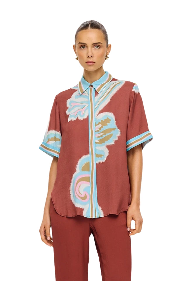 Enzo Shirt - Maroon