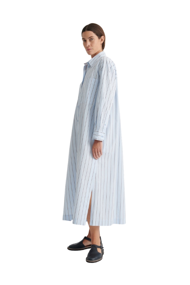 Elementary Dress - Cloud Stripe