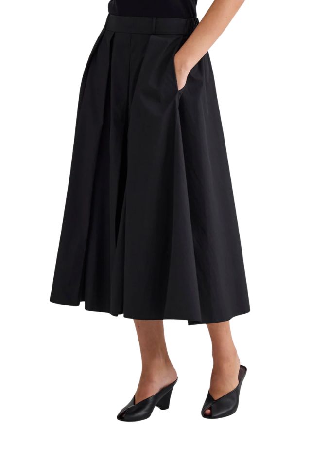 Ellis Pleated Skirt - Black