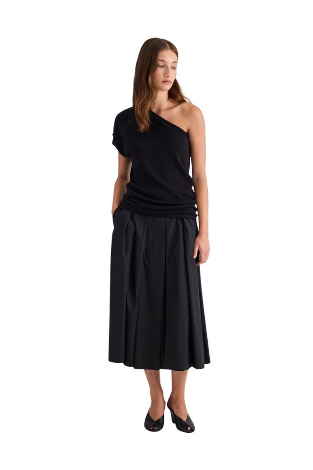 Ellis Pleated Skirt - Black