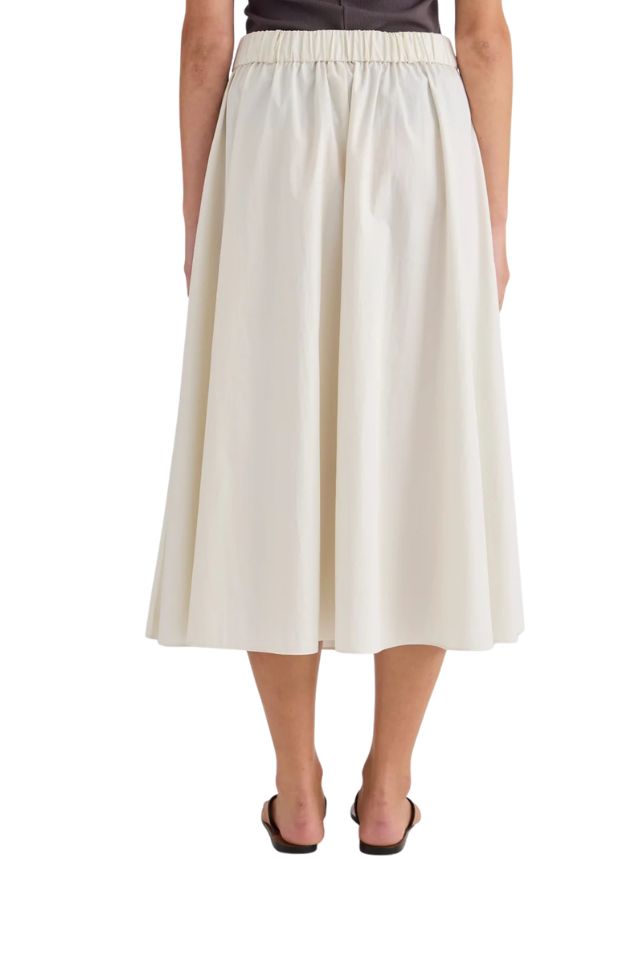 Ellis Pleated Skirt - Cream