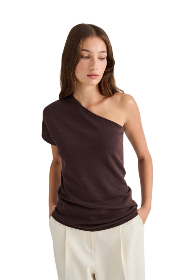 Signe Top - Chocolate