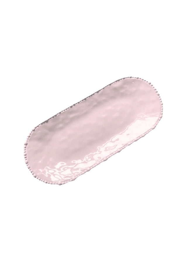 Melamine Pearl Platter 53cm - Pink