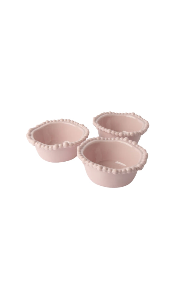 Melamine Pearl Snack Bowl 12cm - Pink