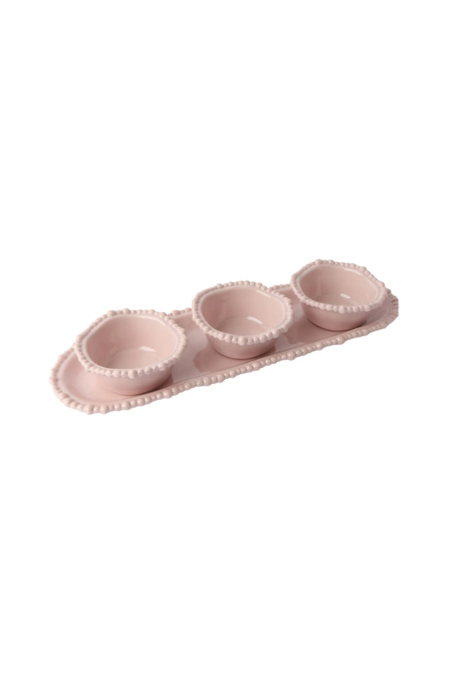 Melamine Pearl Snack Bowl 12cm - Pink